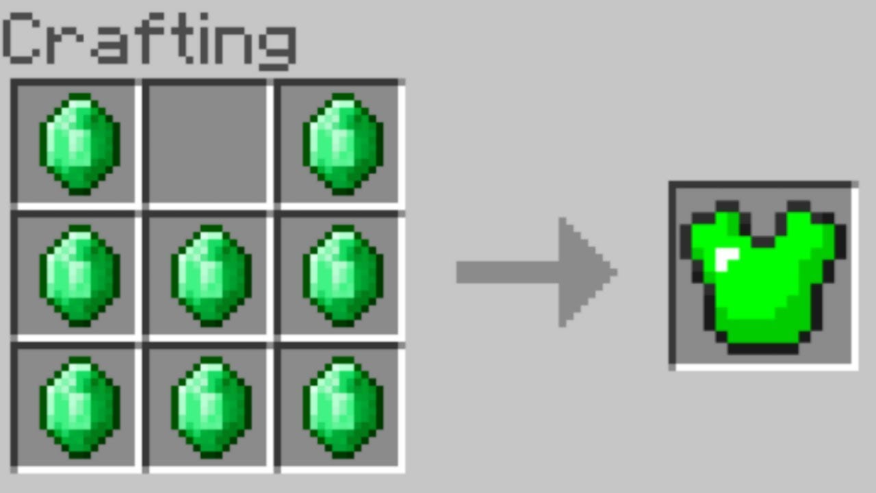 How To Craft Emerald Armor in Minecraft (New Crafting Ideas)
