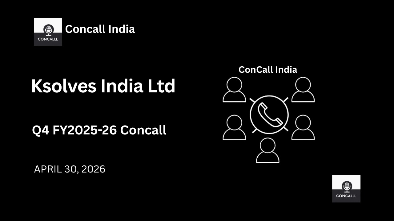 Ksolves India Ltd., 4 кв. 2025-26 финансового года, Concall