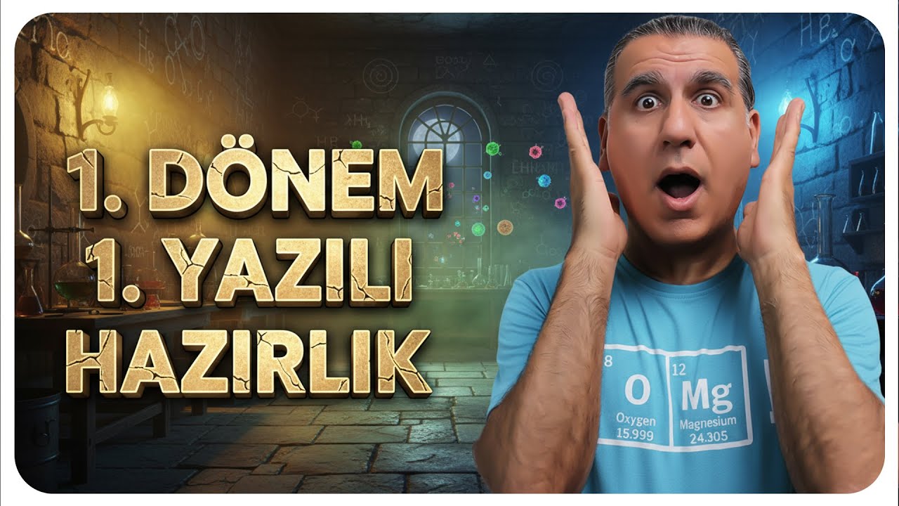 10.Sınıf Kimya 1.D&ouml;nem 1.Yazılı Hazırlık