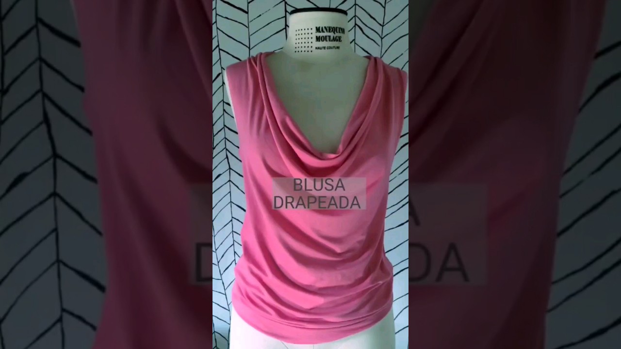 BLUSA DRAPEADA F&Aacute;CIL
