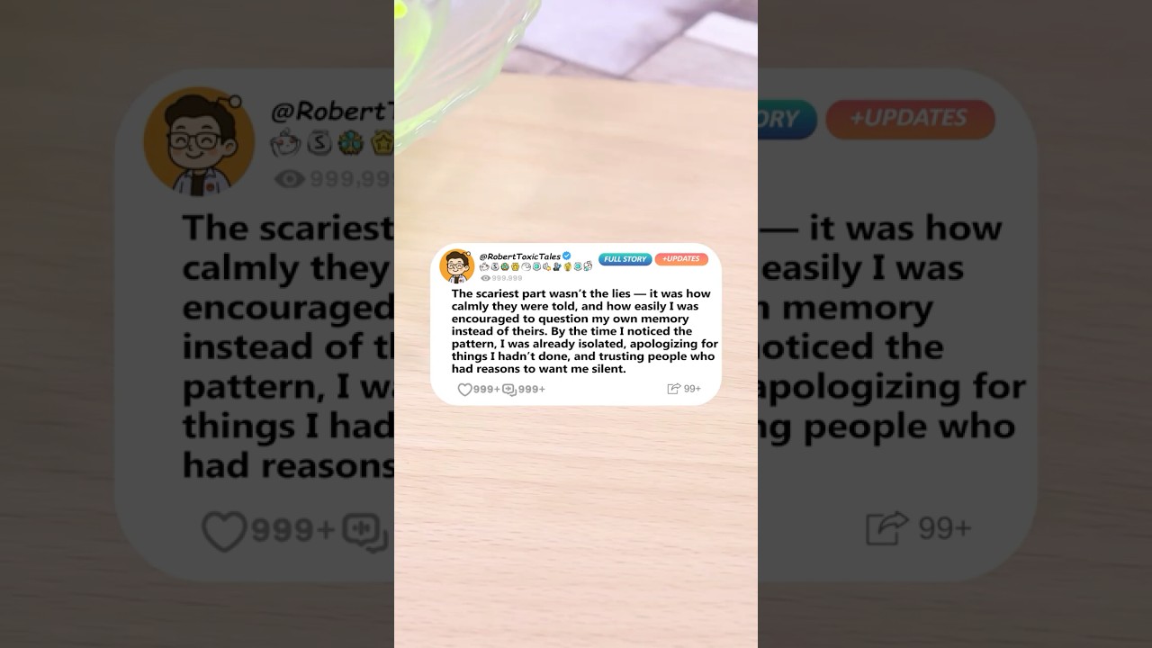 The scariest part wasn’t the lies — it was how calmly they were told, and how..- Story Time