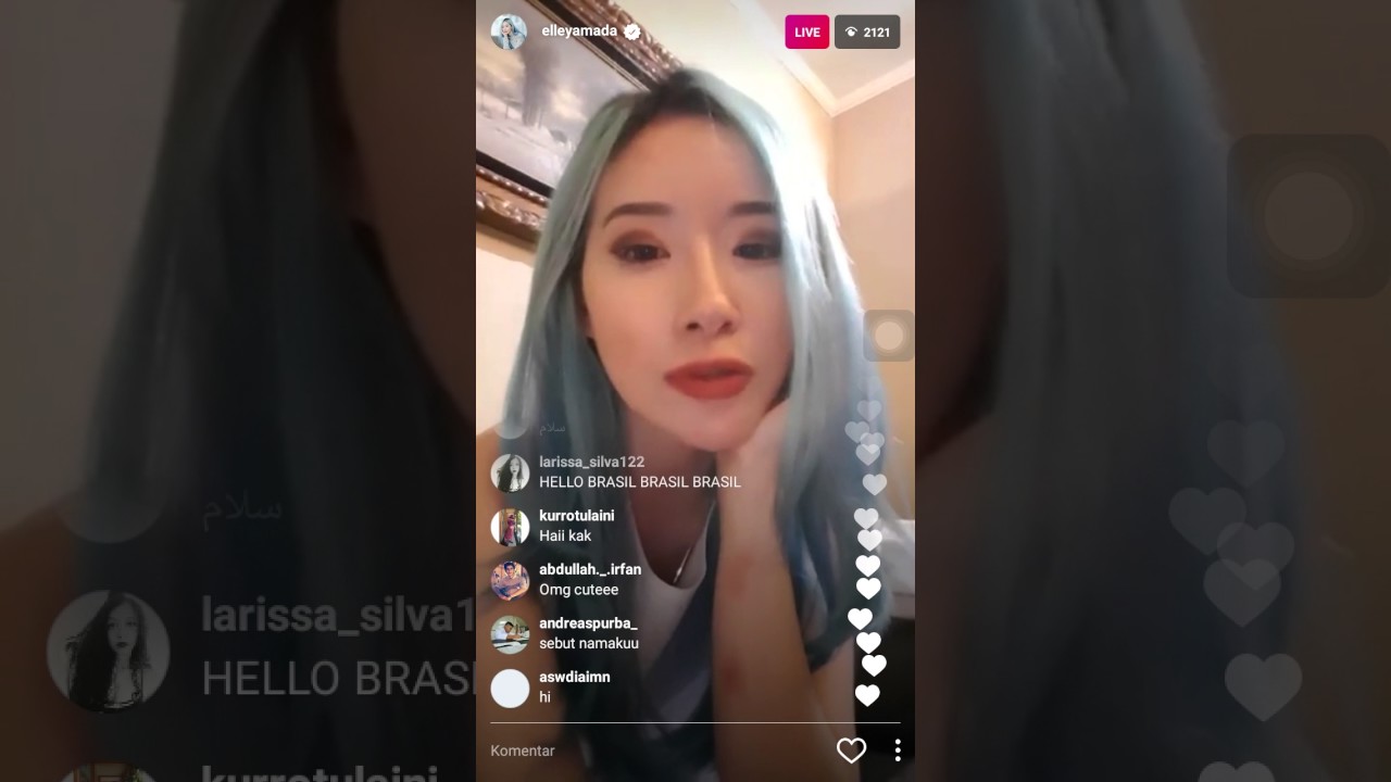 Elle Yamada Habis dari salon kemudian makan - Tapi Tetep Aja Cantik