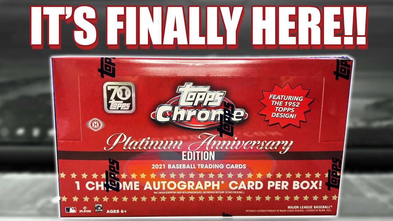 IT'S FINALLY HERE! BEST SET EVER? ⚾  | 2021 Topps Chrome Platinum Anniversary Hobby Box Review