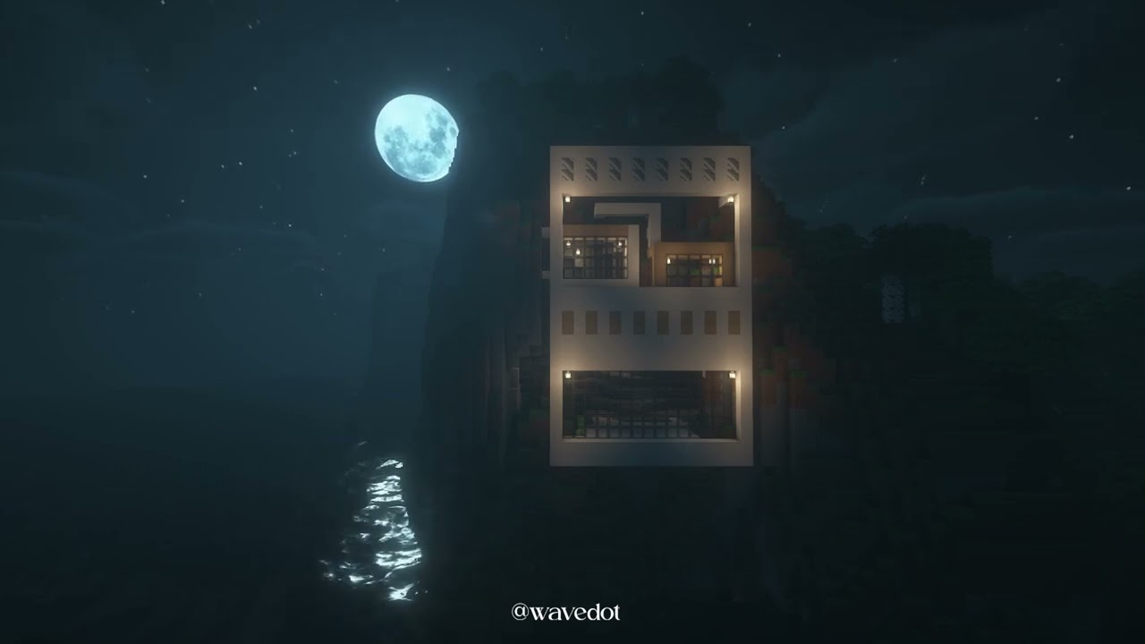 Minecraft / Building on a cliff LIVE ~! 