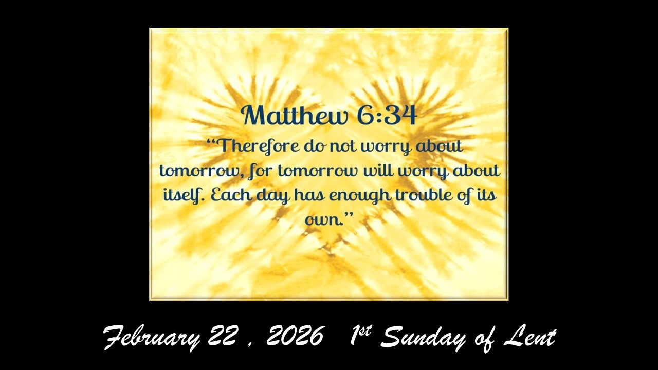 Shenandoah Iowa First Presbyterian Church Services February 22, 2026