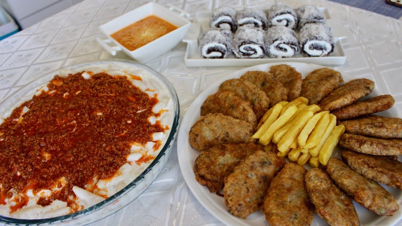 #RAMAZAN 4.GÜN İFTAR MENÜSÜ 45DK DA HEPSİ HAZIR👌DOMATES ÇORBASI,KADIN BUDU KÖFTE,MANTI MAKARNA,LOKUM