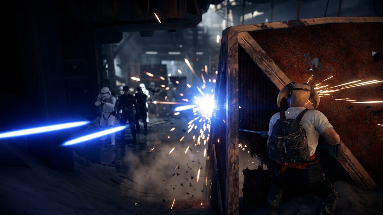 Игровой процесс Star Wars Battlefront 2: Galactic Assault (без комментариев)