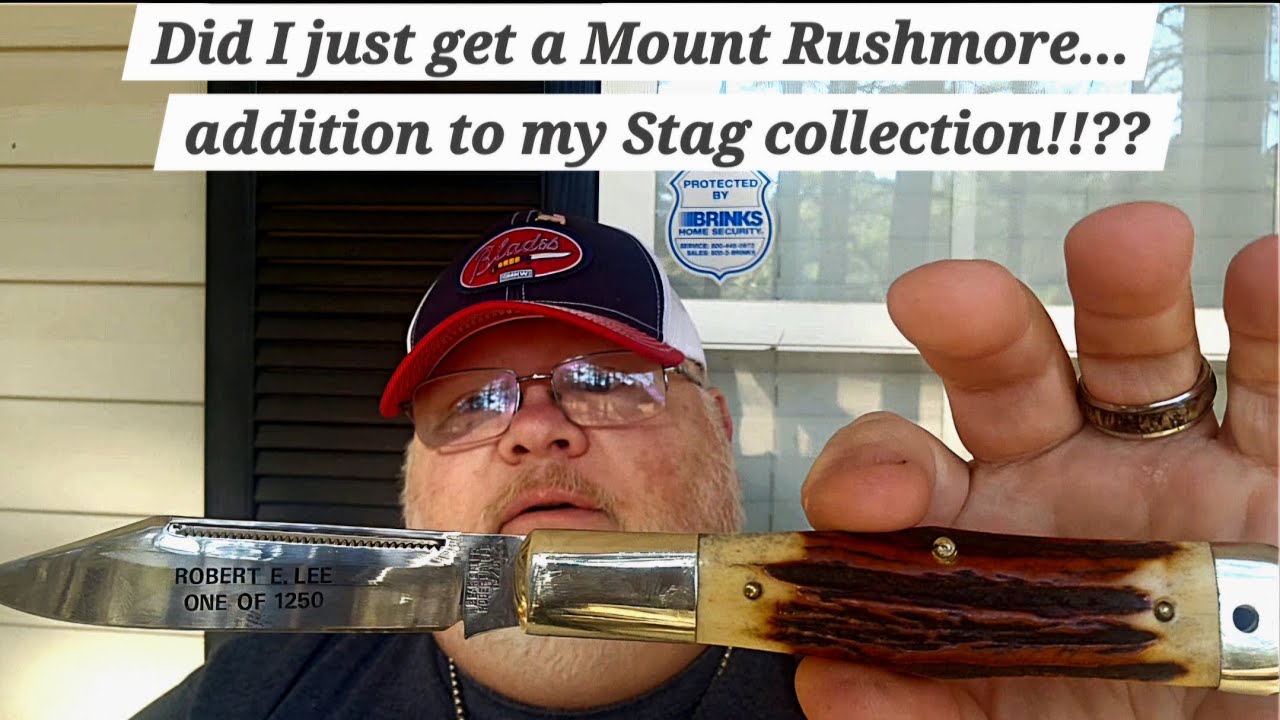 Bear Creek Large Stag🦌Coke Bottle #saturdaystagurday #Stag #antler #knife #traditional #pocketknife 