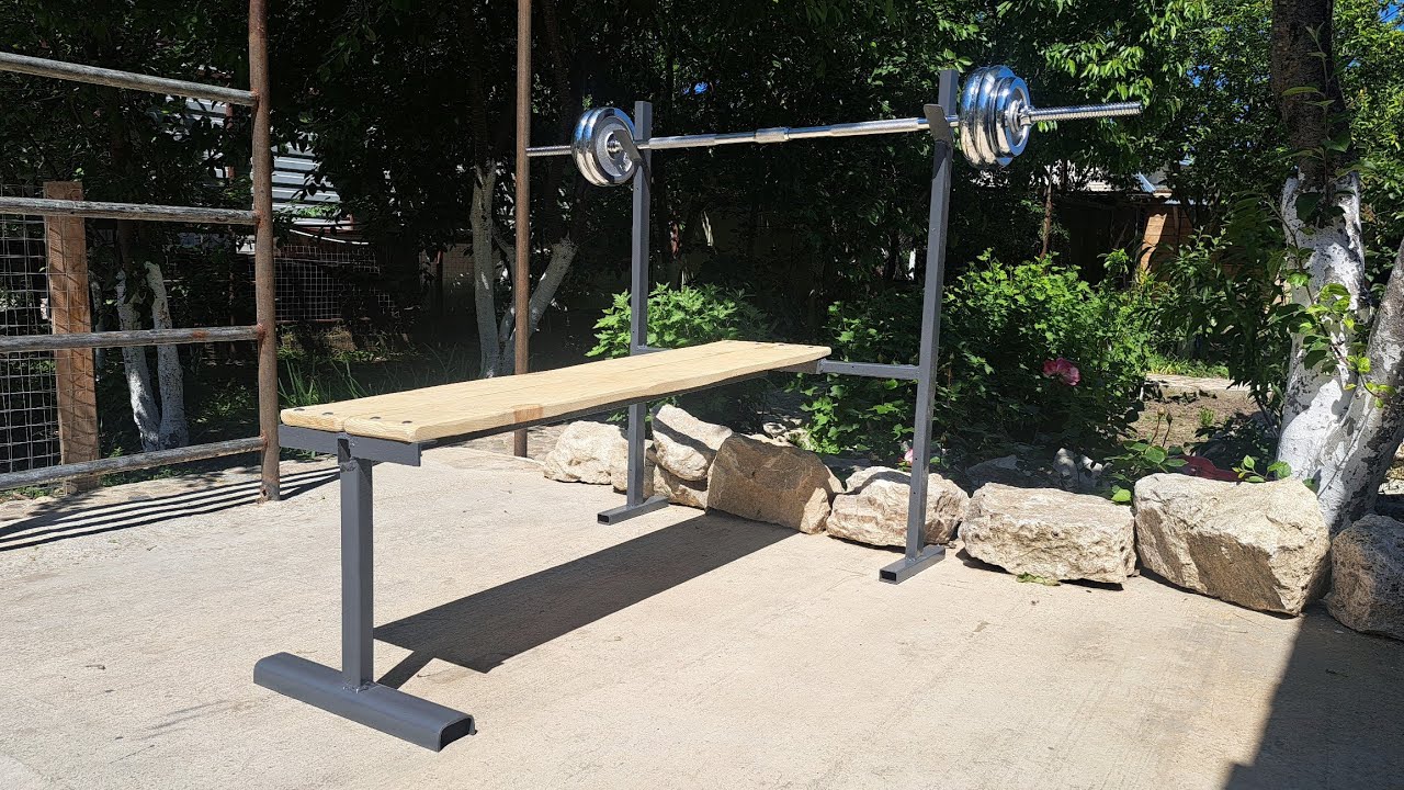 Стойка для штанги своими руками!!!