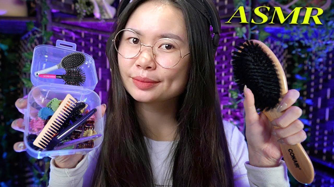 ASMR Massage Da Đầu Giảm Căng Thẳng 🌘 Chăm Sốc Cá Nhân Chậm Rãi Giúp Ngủ Ngon l ASMR Head Massage .