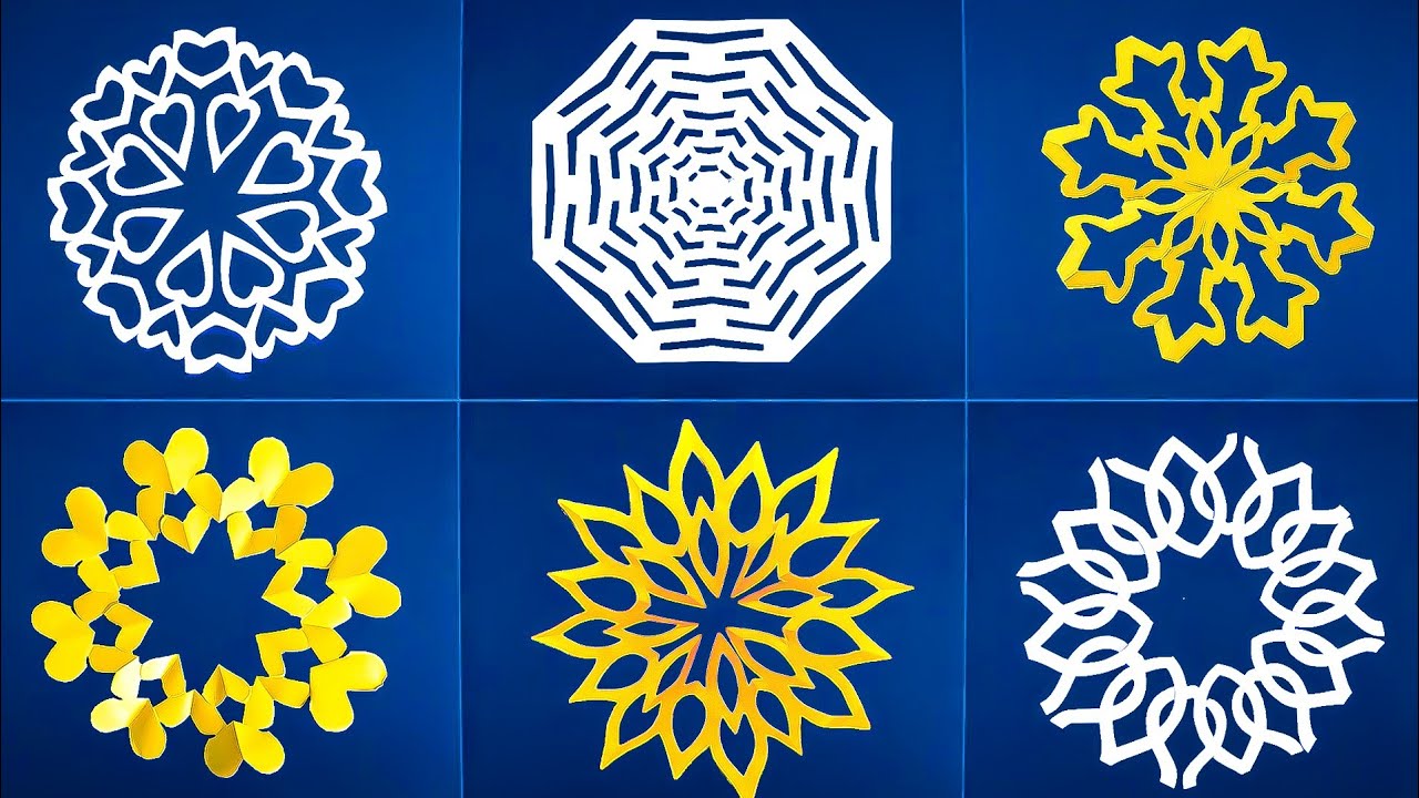 Diy Christmas decorations  idea | Easy 3d paper snowflake
