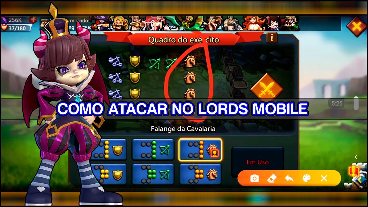 🎮 COMO ATACAR NO LORDS MOBILE