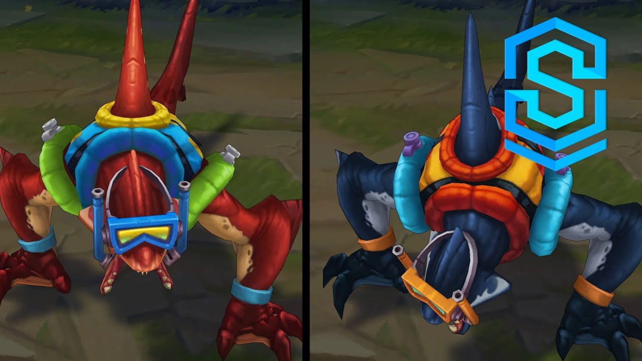 Pool Party Rek'Sai Chroma Skins
