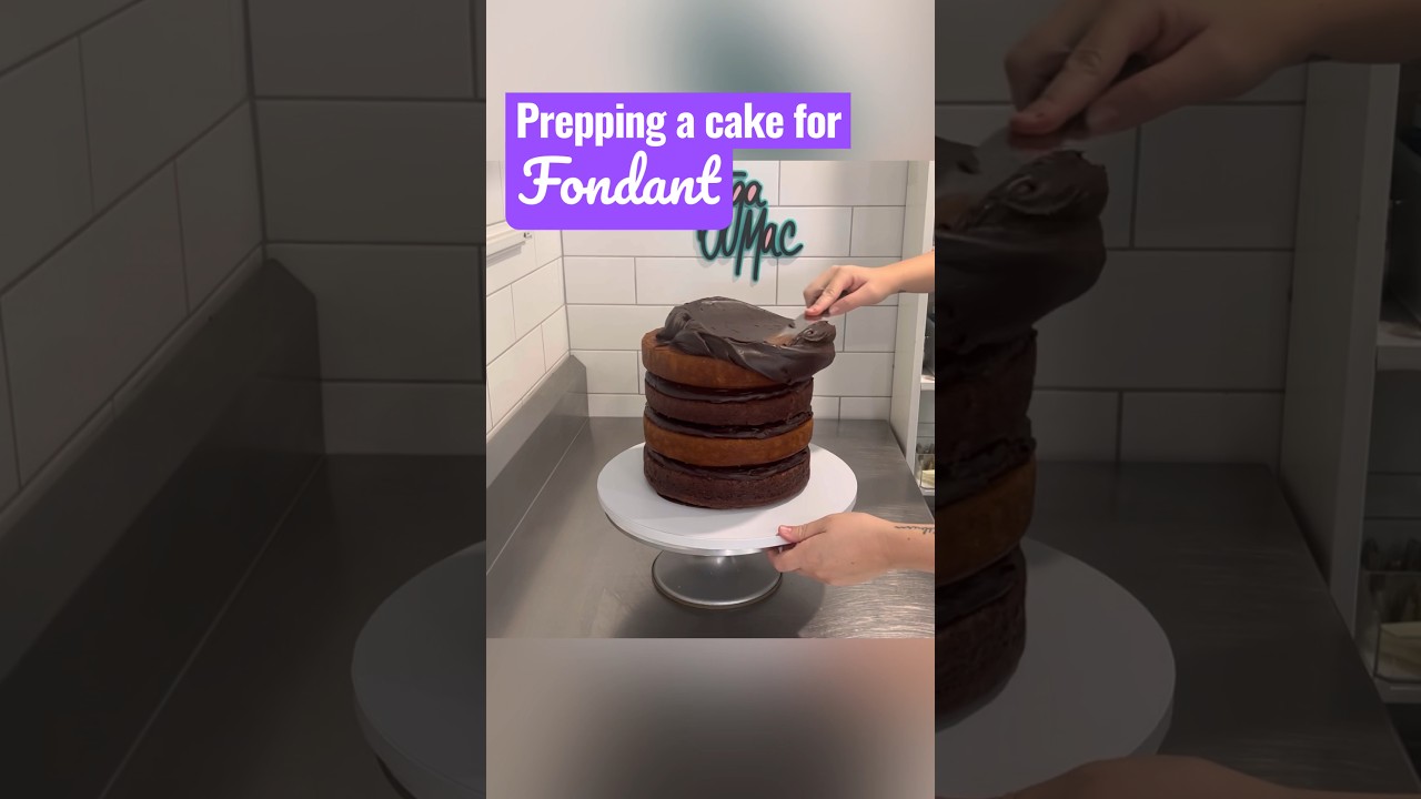 THAT CHOC GANACHE THO 🤤 #satisfying