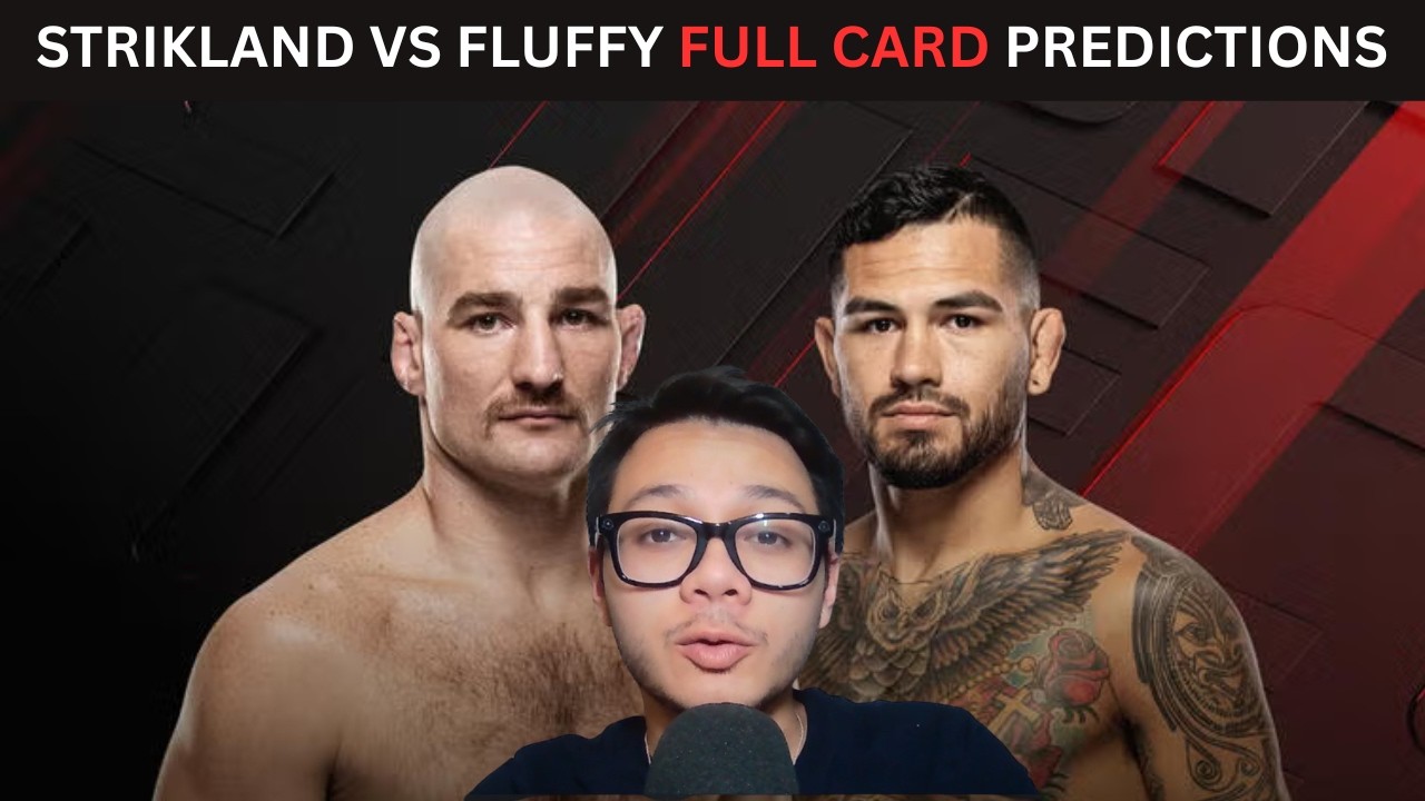 UFC: SEAN STRIKLAND VS ANTHONY HERNANDEZ FULL CARD PREDICTION