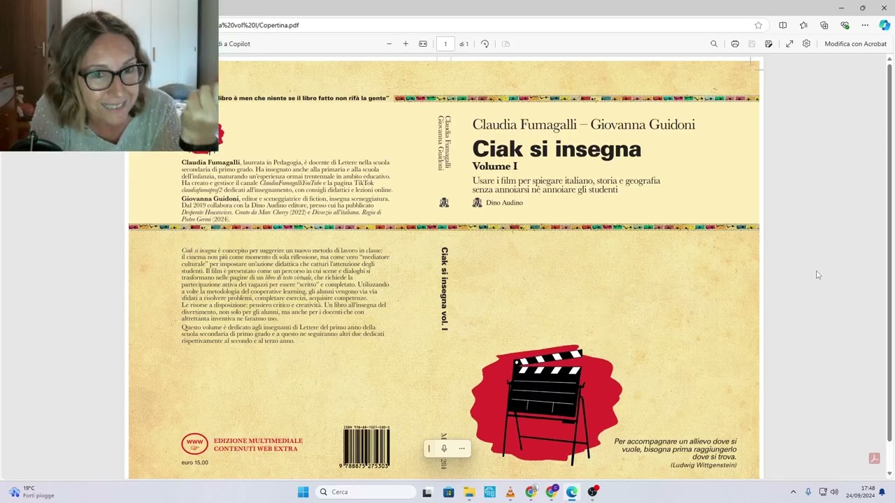 Ciak si insegna - a ottobre esce il mio libro