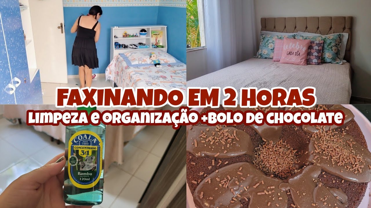 FAXINA COMPLETA/2 DIAS SEM LIMPAR A CASA/LIMPEZA E ORGANIZAÇÃO DO LAR/BOLO DE CHOCOLATE 🏡💕