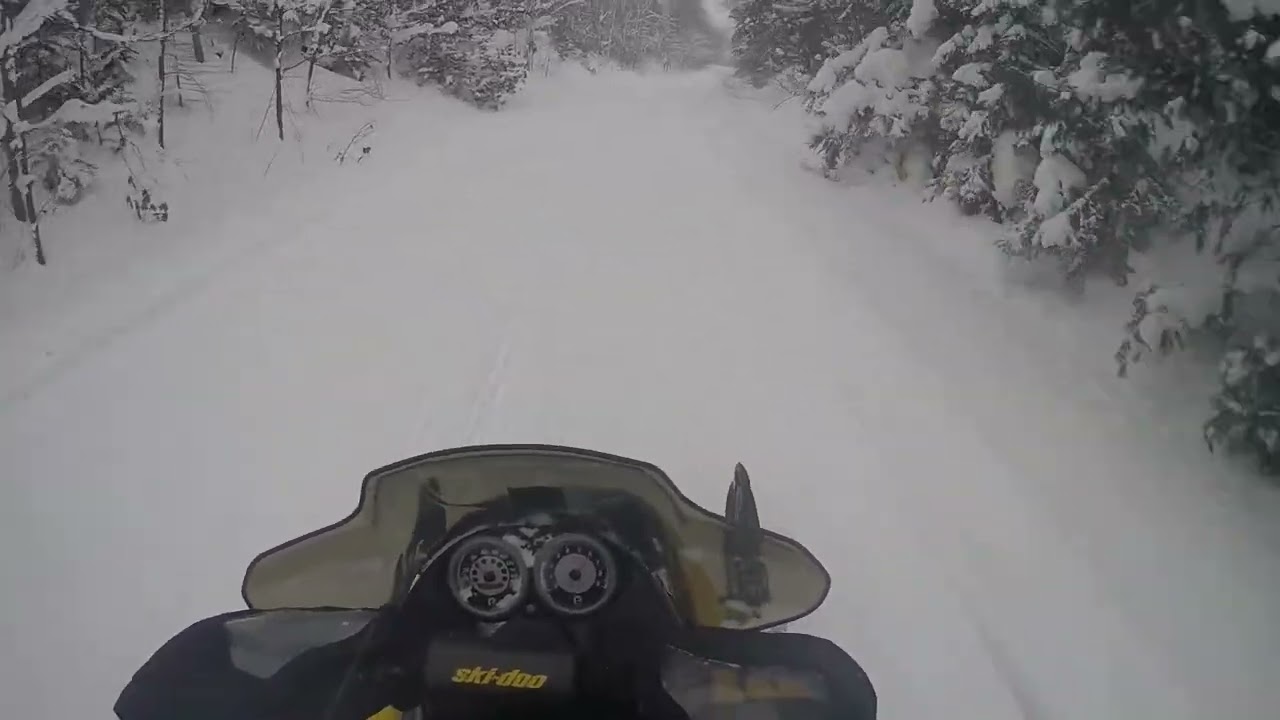 Snowmobile Michigan Trip part 1, by Copper Harbor 