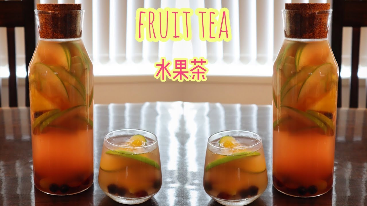[ENG SUB] Homemade fruit tea recipe with simple ingredients🍵自制水果茶🍵