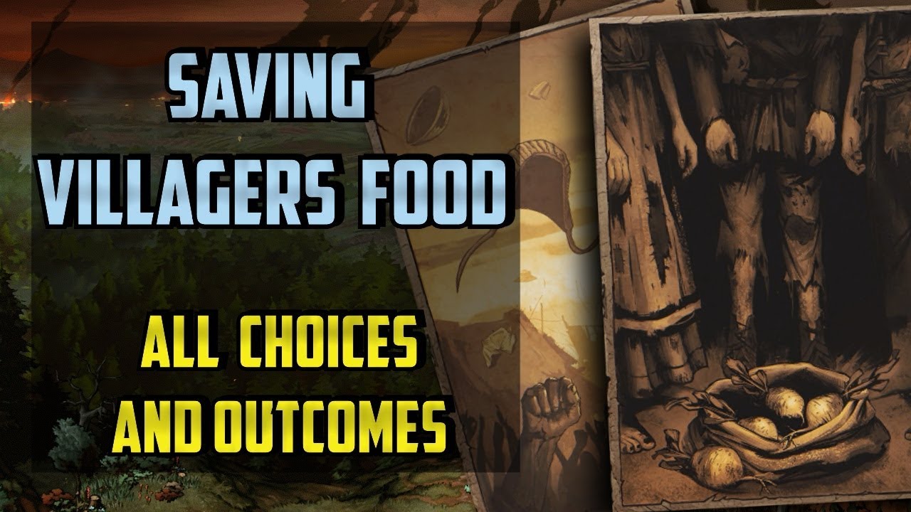 Saving Villagers Food All choices - Thronebreaker the Witcher Tales - (Gutted Granaries)