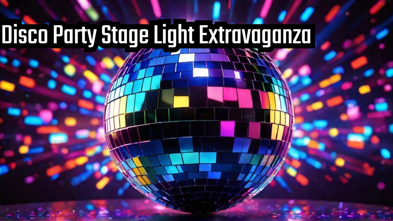 Disco Party Stage Light Extravaganza