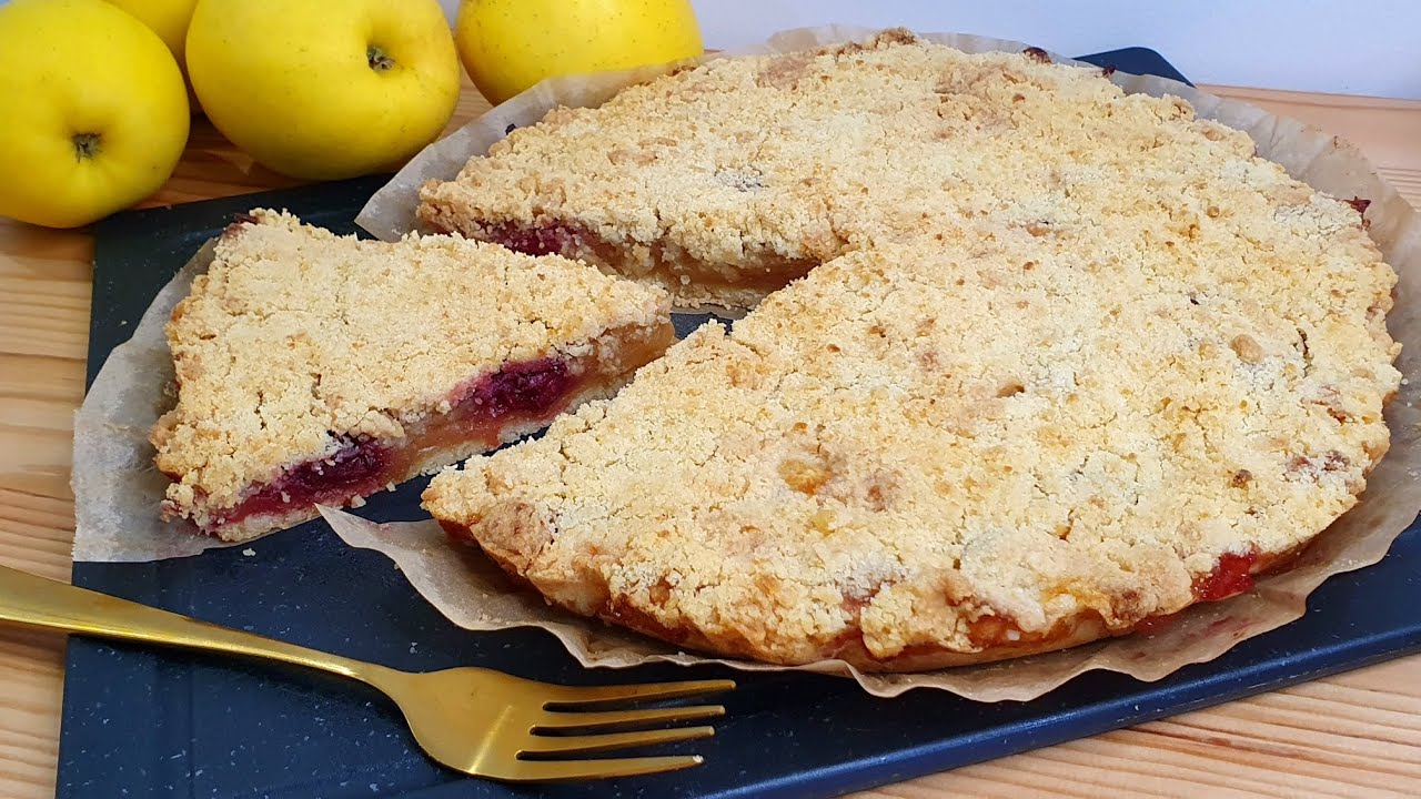 Ніжний яблучний КРАМБЛ/Яблучний ПИРІГ. CRUMBLE🍎🍏