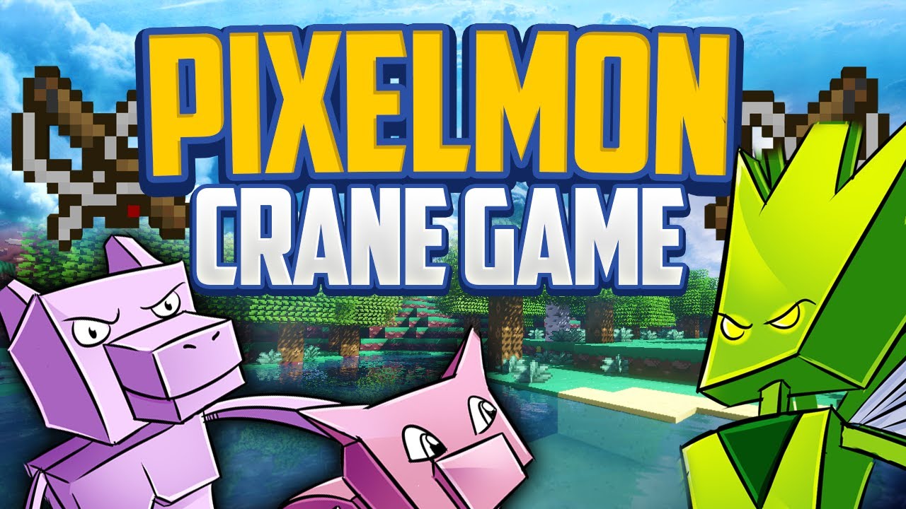 Minecraft Mods Pixelmon Crane Game (Minecraft Pokemon Modded Mini-Game) w/LittleLizardGaming!