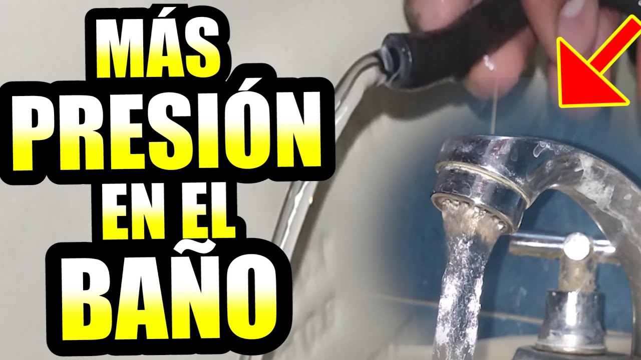 Cómo incrementar FLUJO de agua en baño / SOLUCIÓN para tener MÁS PRESIÓN ¿Por qué sale poca agua?