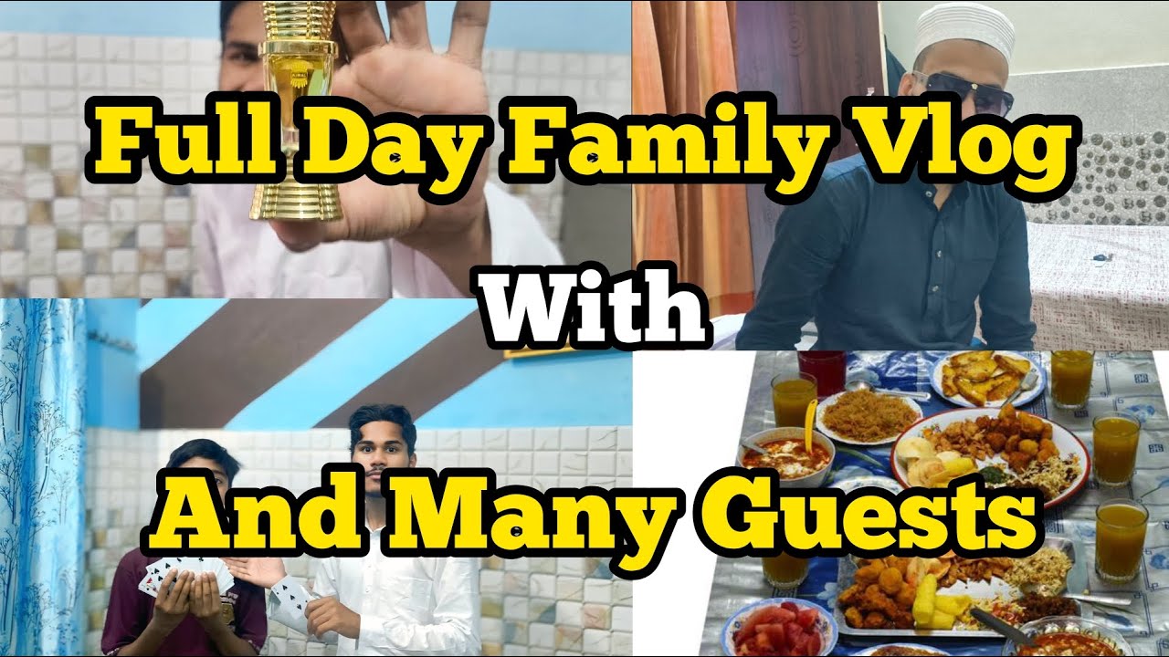 Full Day Family Fun Vlog | Masti, Guests & Amazing Moments! 😄🎉
