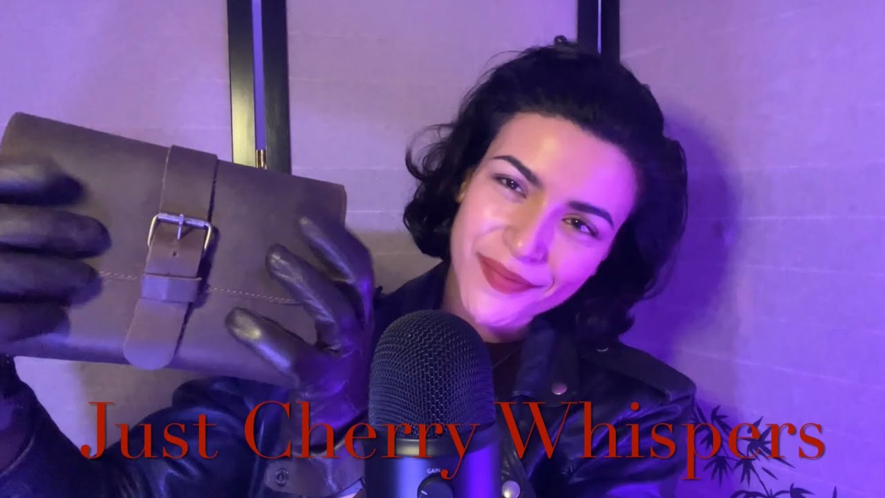 LEATHER ASMR * The Best Leather Case Sounds*