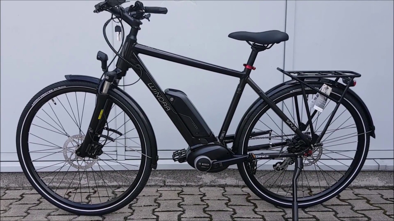Winora Tria 7eco 400Wh 7 G Acera Bosch Active Elektrobike 2018