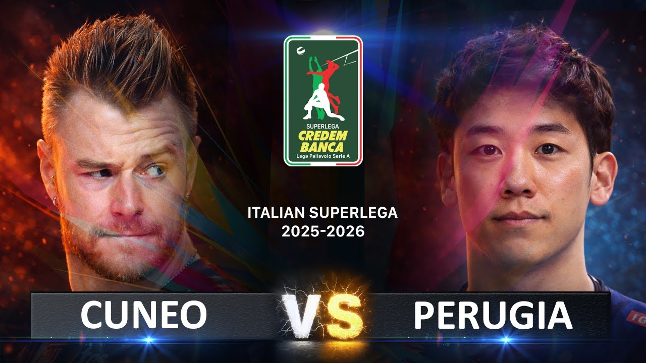 Cuneo vs Perugia | Italian Volleyball LVF SerieA1 2025/2026