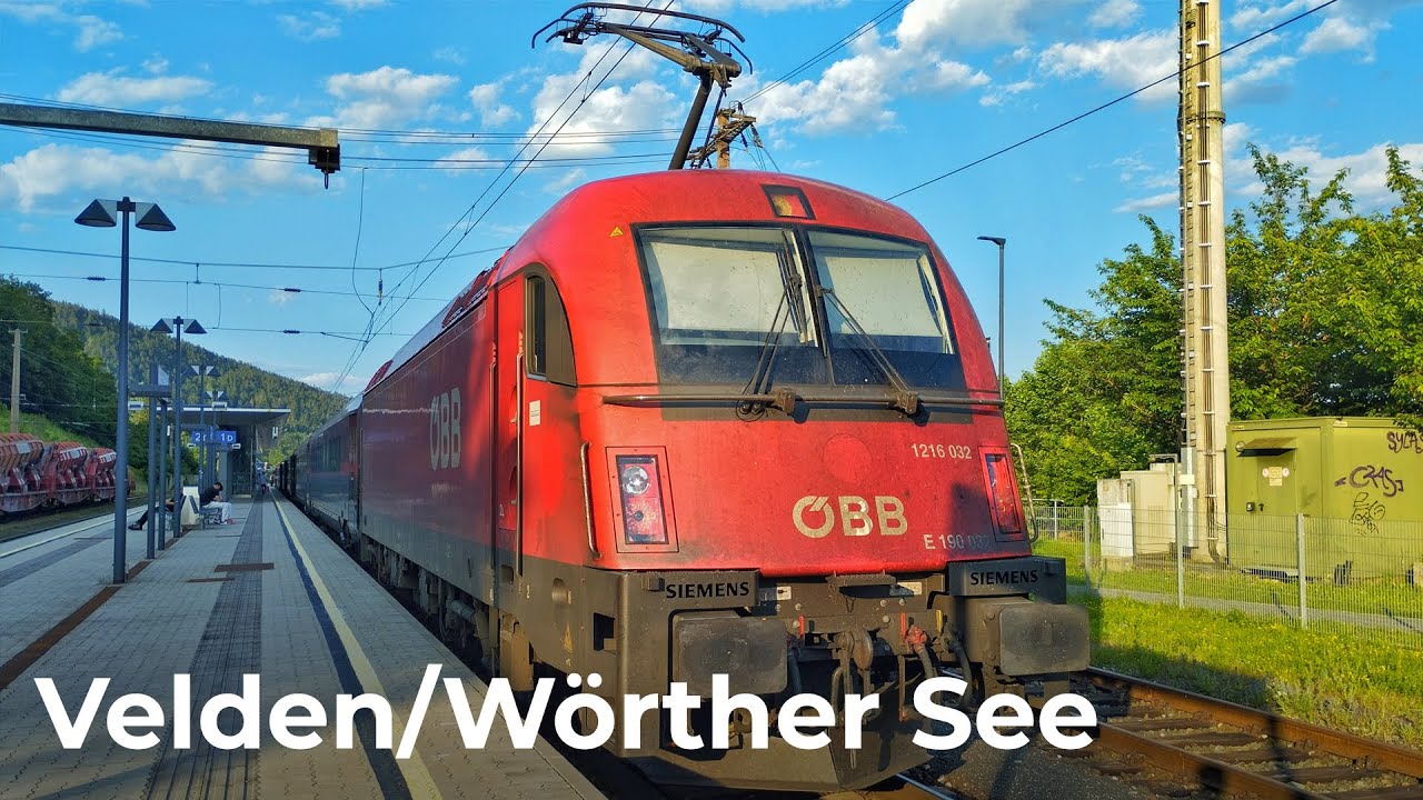 Osterreichisch Züge Vlog #95 - Velden/Wörther See Bahnhof 17.06.2023