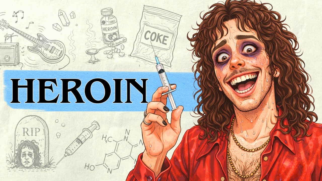 The TERRIFYING Heroin and Cocaine Mix That Destroyed 1970s Rock Stars | Boring History For Sleep
