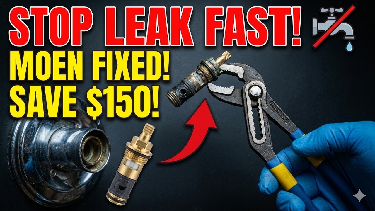 Easy DIY Moen Shower Cartridge Replacement &ndash; Stop Faucet Leaks Fast