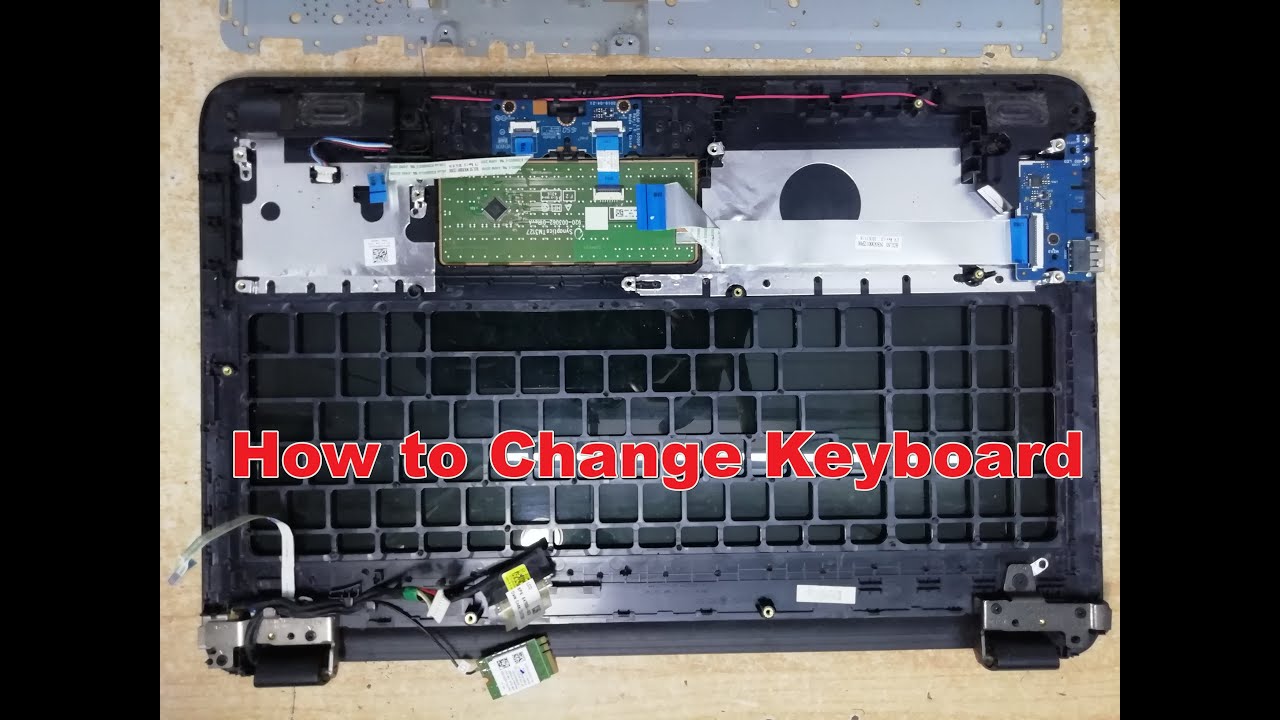 HP 15 ay543TU Keyboard Replacement | How to Replace or Disconnect Keyboard