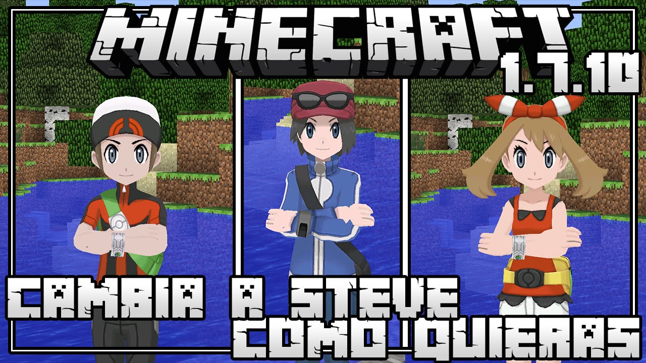 JUEGA COMO BRUNO, AURA, KALM Y MUCHO MAS EN MINECRAFT 1.7.2 | REVIEW CUSTOMSTEVE MOD