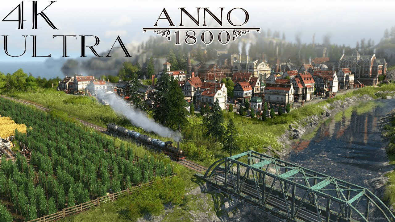 THE WORLD OF ANNO 1800 | 4K ULTRA