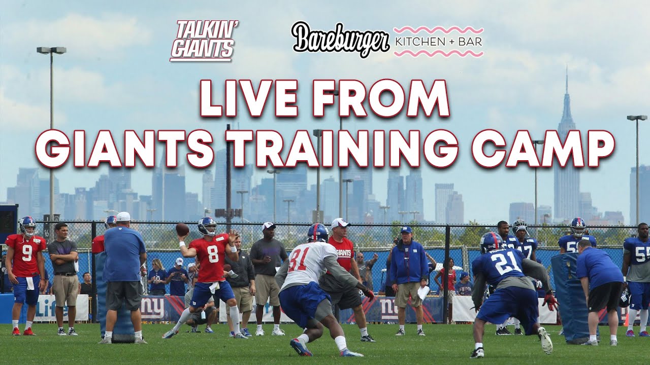 New York Giants Training Camp Practice Recap Live Stream Day 1