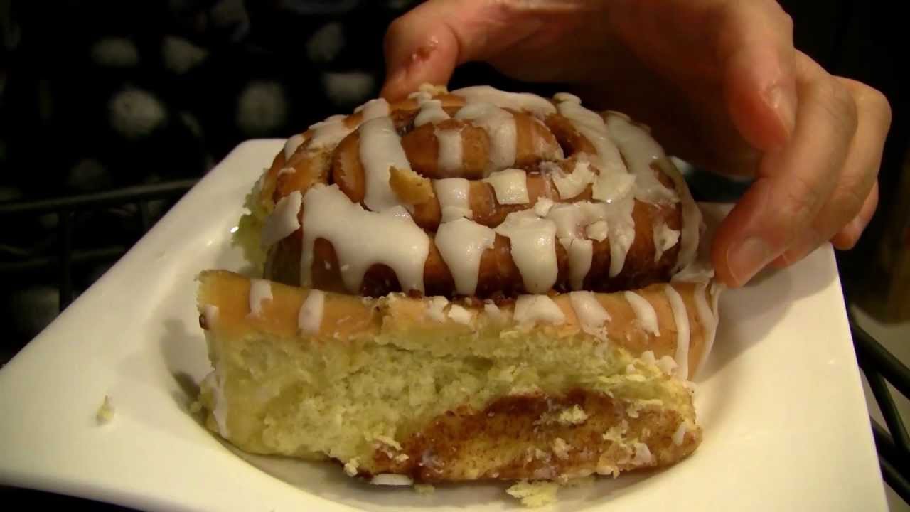 Cinnamon Roll & Soy Milk | Costco Cinnamon Bun | not CINNAMON : ASMR / Mukbang ( Eating Sounds )