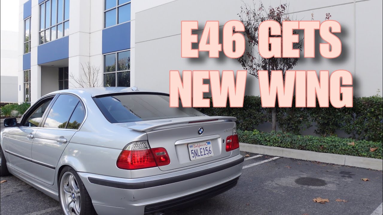 E46 330i GETS NEW WING