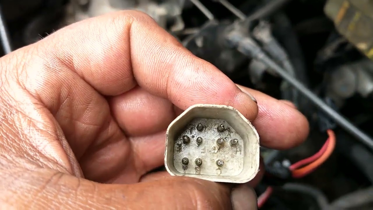 Conector de la transmision de la Ford Freestar 2007 y sus conexiones a los selenoides Peluso Tv