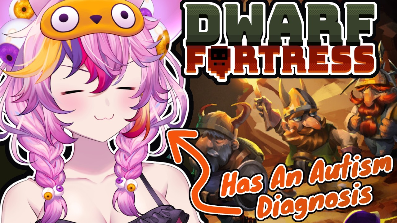 First Time EVER Playing Dwarf Fortress : The Ultimate 'Autism Game' (I'm That) 【  Dwarf Fortress  】​