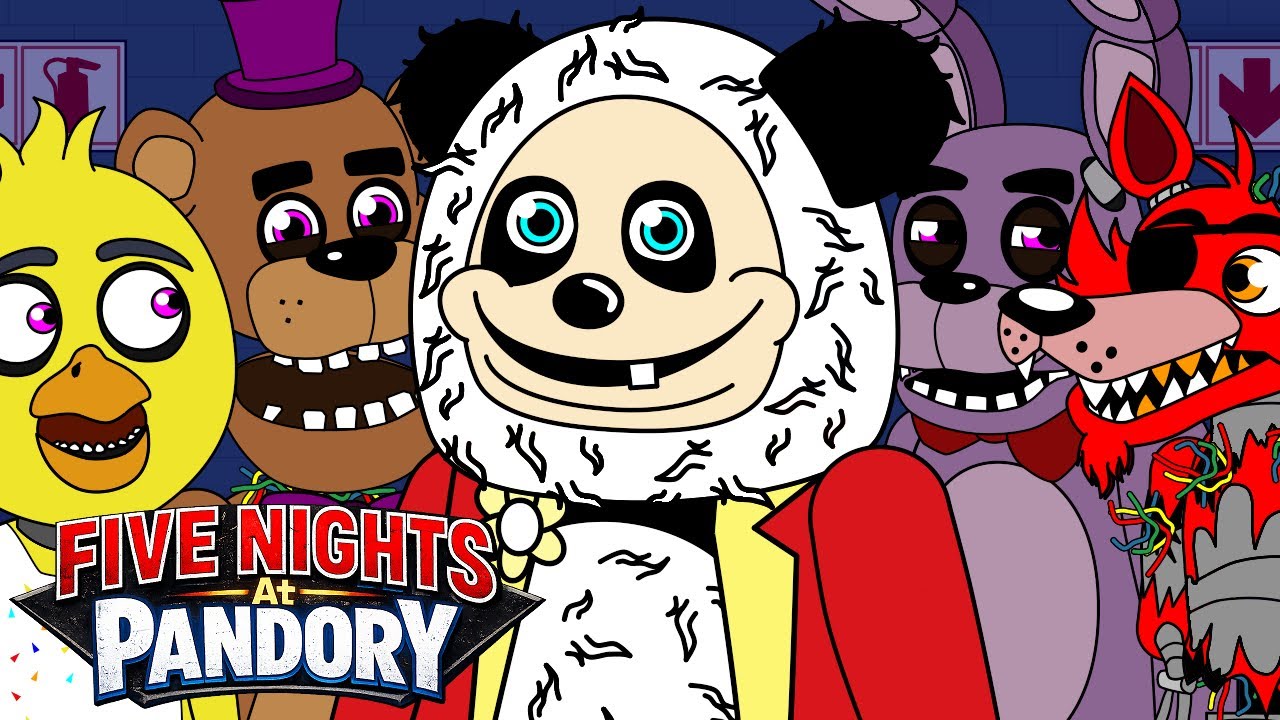 Five Nights At Freddy's vs Pandory (Parody Horror Animation)