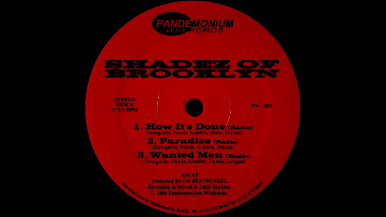 Shadez Of Brooklyn - Paradise (1998) RARE BROOKLYN RAP