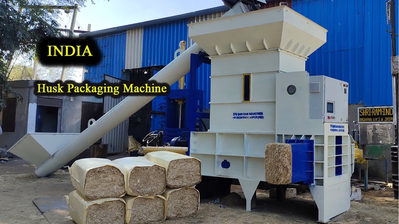Rice Husk Packaging Machine In India | Wheat Husk Packaging Machine In India | Rice Husk Baler India