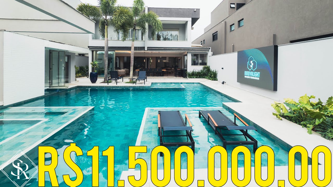 Tour completo! Residência Exclusiva na Riviera de São Lourenço módulo 17 golf.