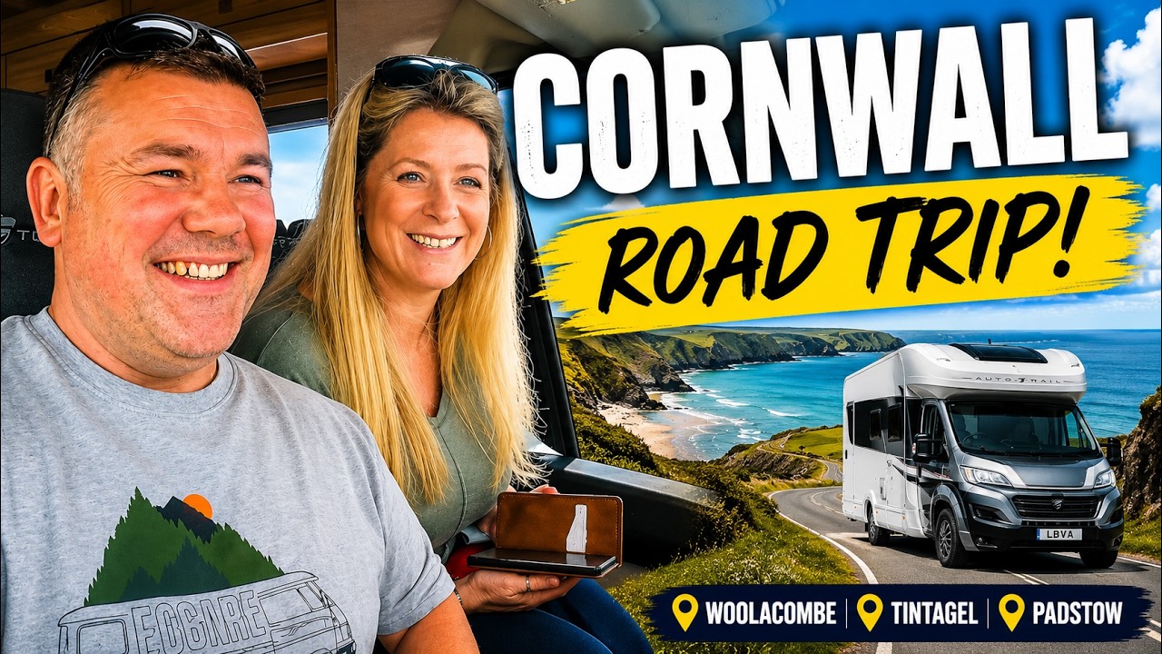 Cornwall Road Trip: Part ONE - Our 3-week Motorhome Van Tour of Cornwall