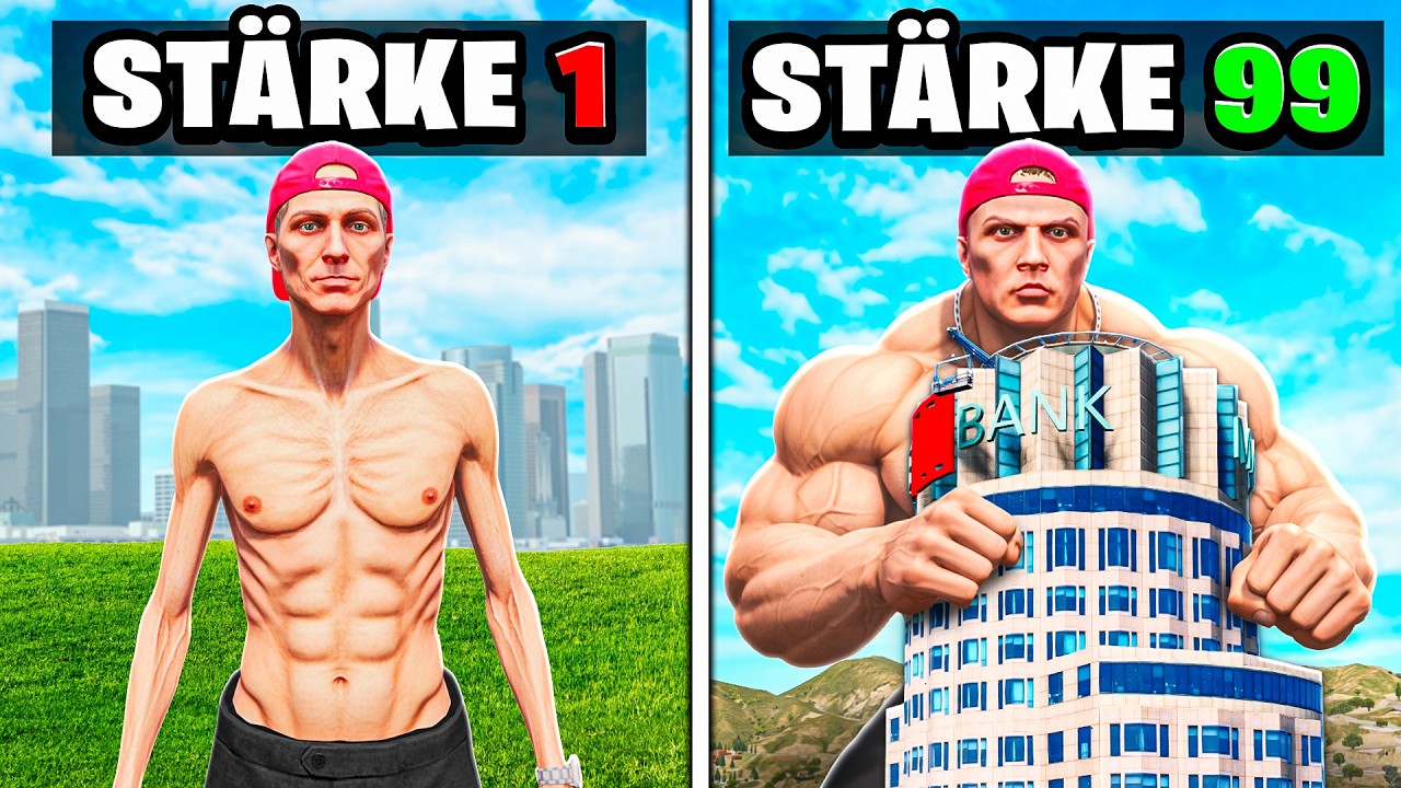 Ich bekomme 999.999 STRÄKE in GTA 5!