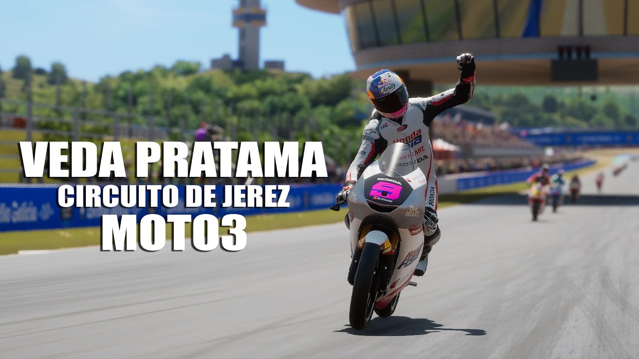 MOTOGP&trade;️2026❗ Веда Пратама поднимается на подиум в классе MOTO3 на гонке в Хересе - Анхель Ньето ...
